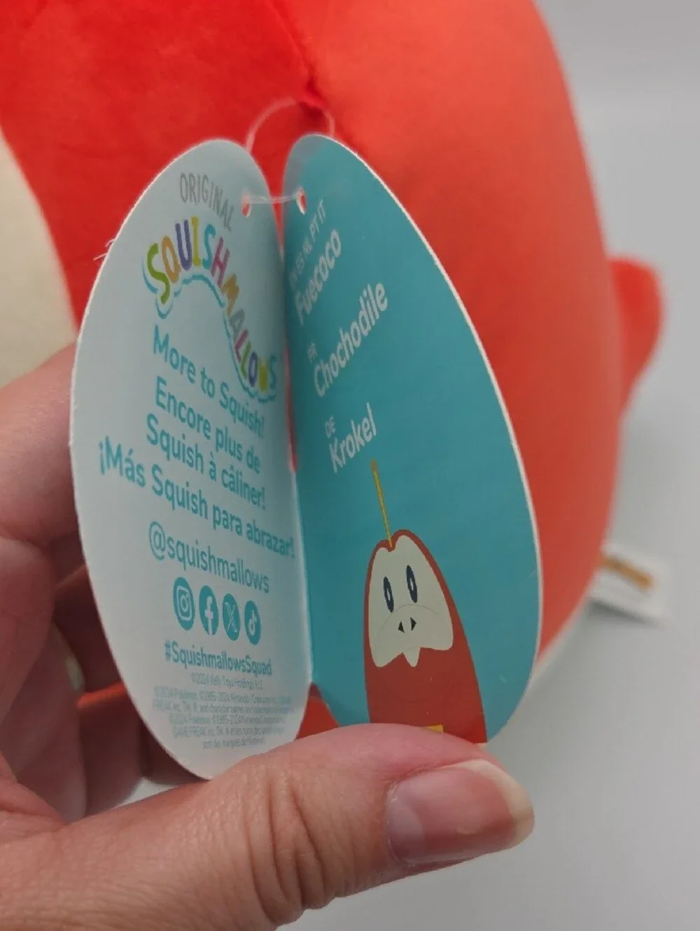 Squishmallows Pokemon Fuecoco Plush by Jazwares